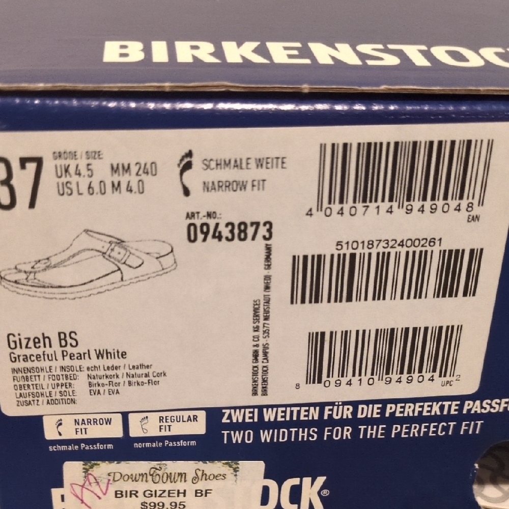 🍄Birkenstock Gizeh Sandals - Cream and Brown - Picture 6 of 6